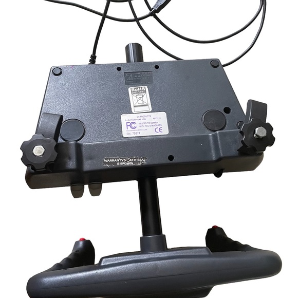 CH Products Flight Sim Yoke USB Model FSY211U Flight Simulator Controller - Picture 3 of 3